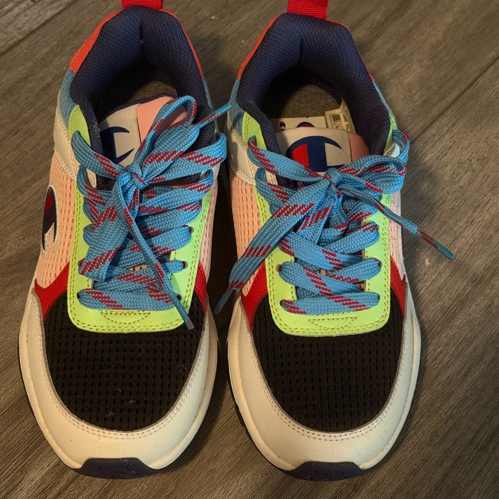 Champion Colorful Sneakers - Black, Red, Blue, Cream